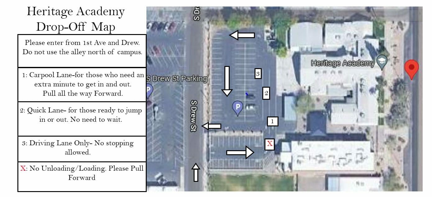 DropOff Map